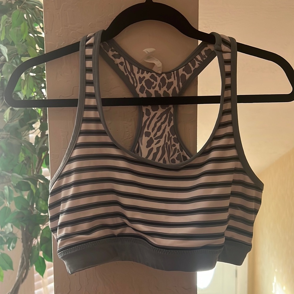 2 sports bras size XL jockey and She-fit zip front sports bras